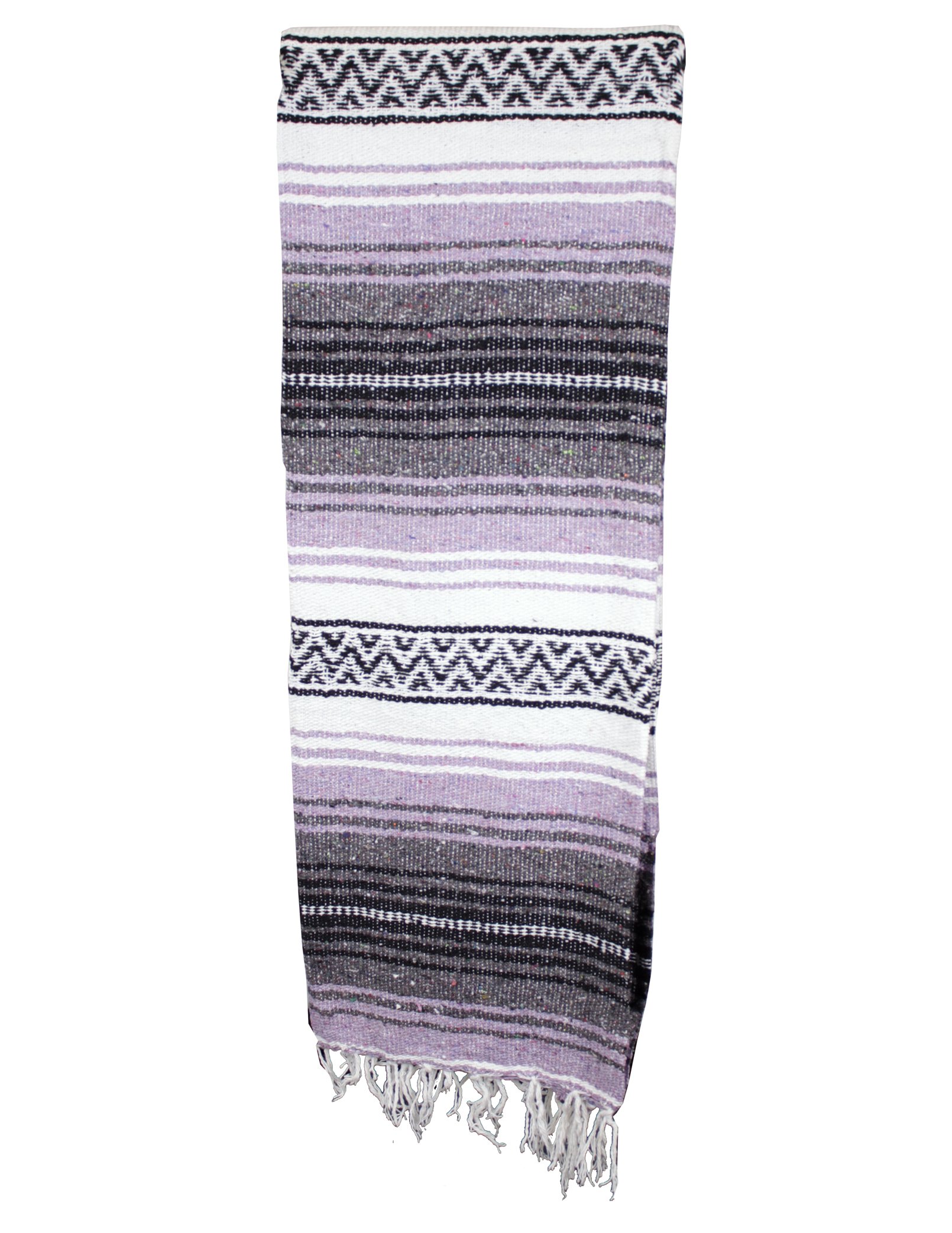 Canyon Creek Authentic Mexican Yoga Falsa Blanket (Light Purple)