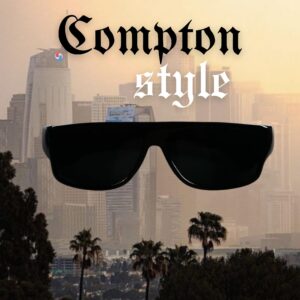 ShadyVEU Super Dark Sunglasses 100% UV Protection | Eazy E Lowrider Cholo Vintage Flat Top OG Biker Shades (Black)