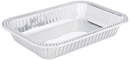 Wilton Armetale Flutes and Pearls Rectangular Baking Dish, 9-Inch-by-13-Inch