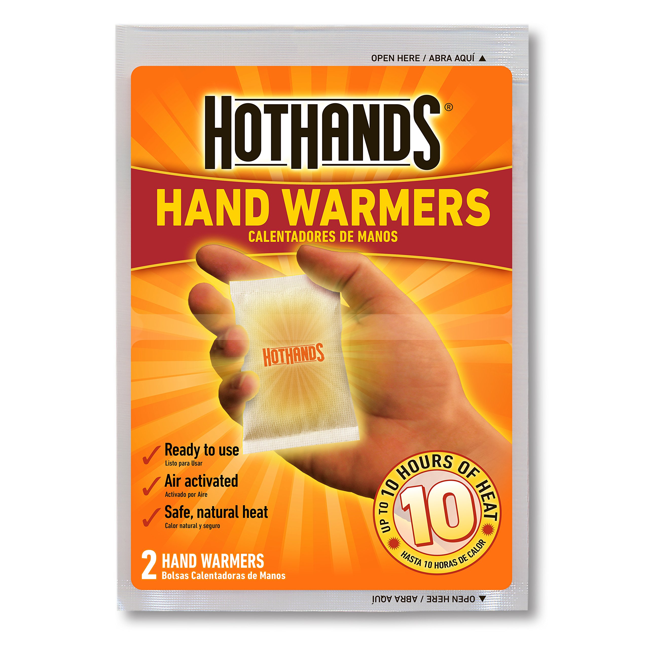 HotHands Hand Warmers - Long Lasting Safe Natural Odorless Air Activated Warmers - Up to 10 Hours of Heat - 160 Individual Warmers