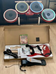 xbox one rock band 4 exclusive red band in-a-box bundle