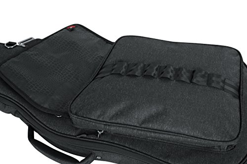 Gator Cases Transit Series Electric Guitar Gig Bag; Charcoal Black Exterior (GT-ELECTRIC-BLK)