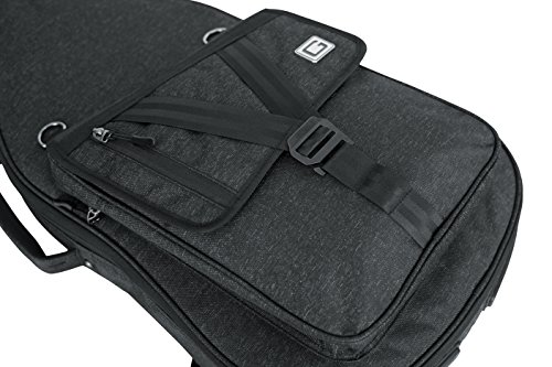 Gator Cases Transit Series Electric Guitar Gig Bag; Charcoal Black Exterior (GT-ELECTRIC-BLK)