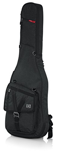 Gator Cases Transit Series Electric Guitar Gig Bag; Charcoal Black Exterior (GT-ELECTRIC-BLK)