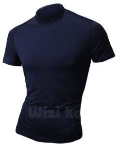 mens solid short sleeve active water sports rash-guard