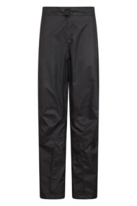 mountain warehouse spray womens waterproof overpants - regular length black 2