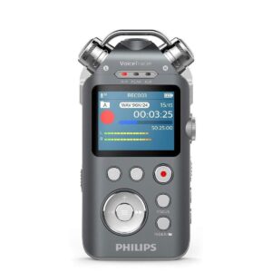 philips dvt7500 voicetracer audio recorder