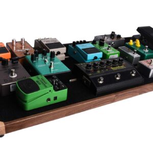 Ruach Kashmir Extra Large Hardwood Pedalboard for Guitar Effects Pedals