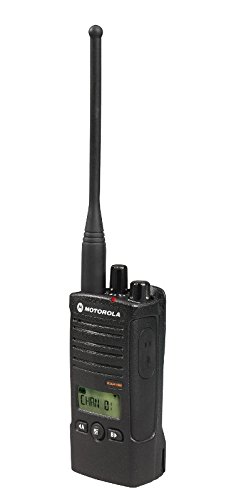 6 Pack of Motorola RDU4160d Radios with 6 Push to Talk (PTT) earpieces and a 6-Bank Radio Charger