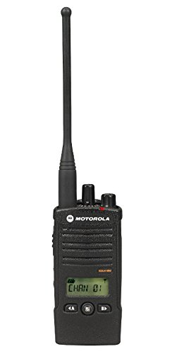 6 Pack of Motorola RDU4160d Radios with 6 Push to Talk (PTT) earpieces and a 6-Bank Radio Charger