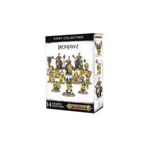 games workshop 99120209037" ironjawz start collecting action figure, black