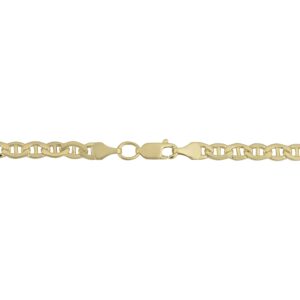 Kooljewelry 14k Yellow Gold Filled 4.15 mm Mariner Link Bracelet (7.5 inch)