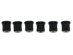 kaish 6x black guitar string through body ferrule 5/16" string ferrules for tele/telecaster made in usa