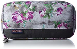 jansport unisex pixel pouch multi concrete floral handbag