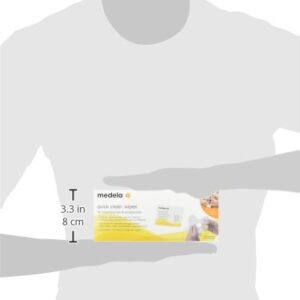 Medela Quick Clean Breast Pump And Accessory Wipes, 40 Count, Individually Wrapped Convenient And Hygienic On-The-Go Cleaning Of Tables, Countertops, Chairs, And More