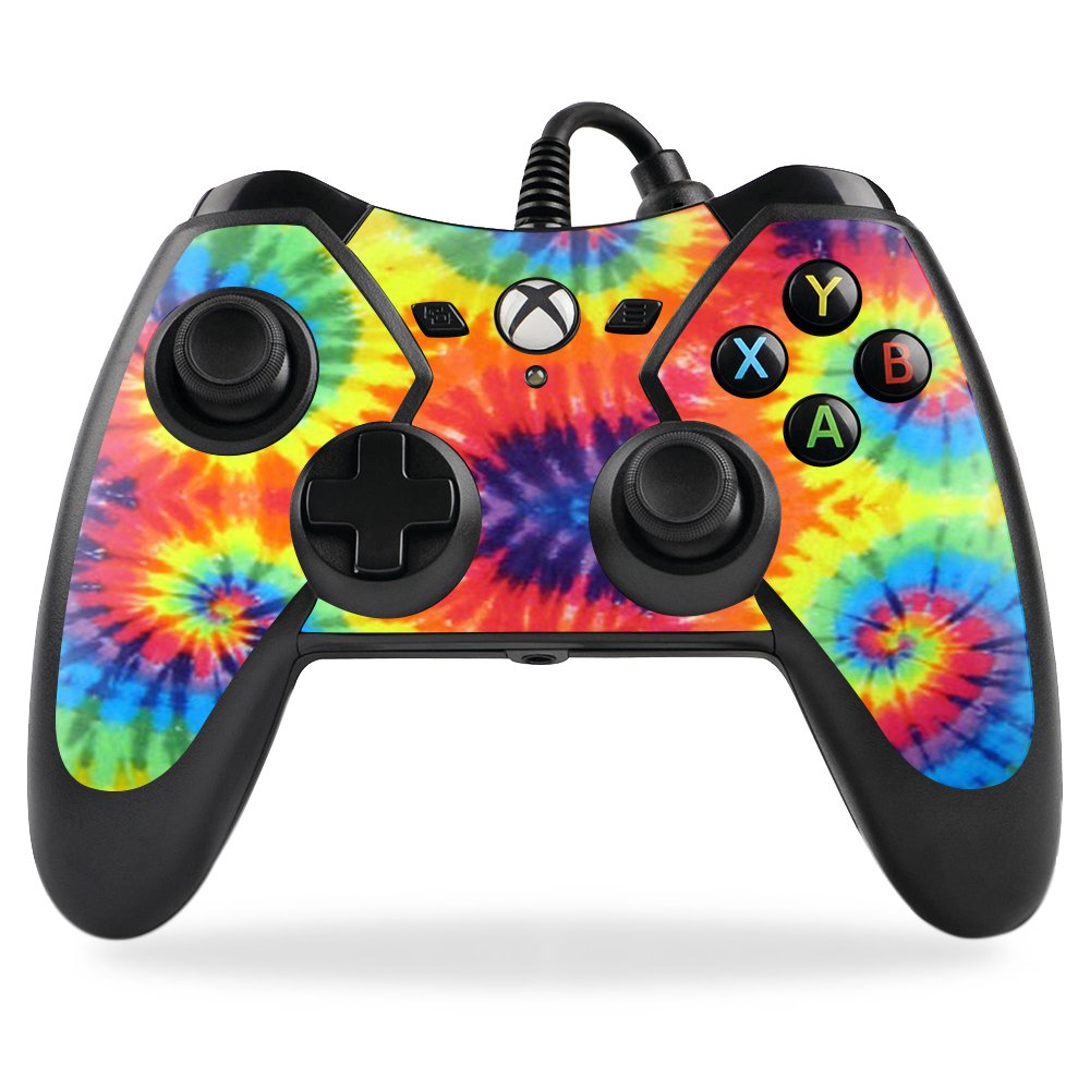 MightySkins Skin Compatible with PowerA Pro Ex Xbox One Controller case wrap Cover Sticker Skins Tie Dye 2