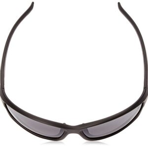 Ironman Men's Relentless Wrap Sunglasses, Matte Black, 63 mm