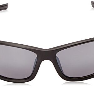 Ironman Men's Relentless Wrap Sunglasses, Matte Black, 63 mm