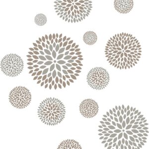 WallPops WPK1752 Starburst Applique, Multicolor , Silver