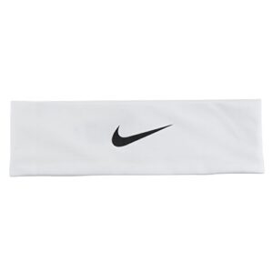 nike fury headband 2.0 (osfm,white/black)