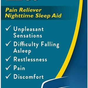 MagniLife Relaxing Legs, Natural Sleep Aid and Pain Reliever, Calms Jerks, Restlessness, and Discomfort - 125 Quick Dissolve Tablets