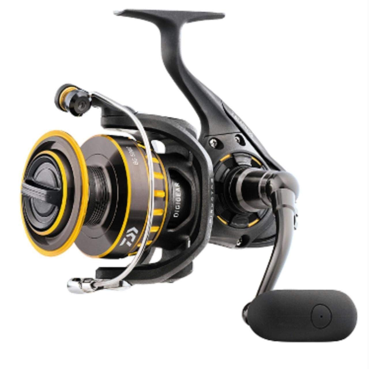 Daiwa BG5000 BG Saltwater Spinning Reel, 5000, 5.7: 1 Gear Ratio, 6+1 Bearings, 47.40" Retrieve Rate, 22 lb Max Drag,Black/Gold