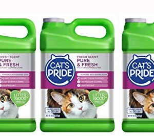 Cat's Pride Fresh Scent Pure & Fresh Multi-Cat Clumping Litter, 10-Pound Jug, Pack of 3 (C47510-C40)