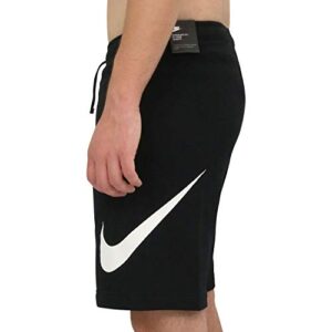 Nike Men's Sportwear Club Shorts, Black/White, Medium