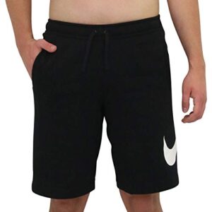 Nike Men's Sportwear Club Shorts, Black/White, Medium