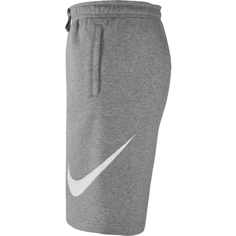 Nike Men's Sportwear Club Shorts, Dark Grey Heather/White, Large