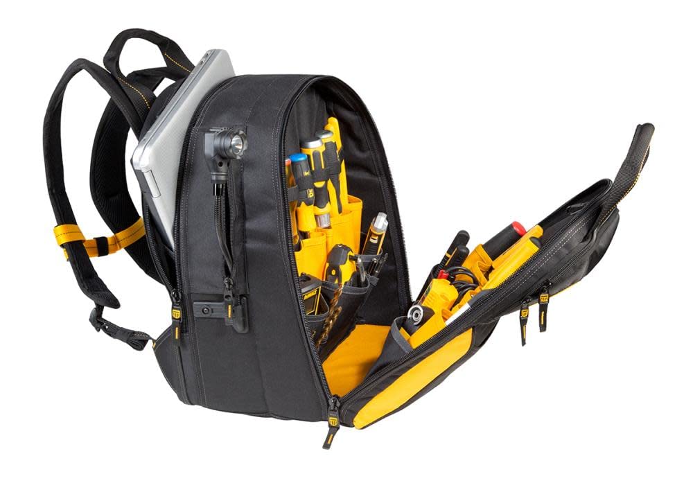 Dewalt DGCL33 33-pocket Lighted USB Charging Tool Backpack