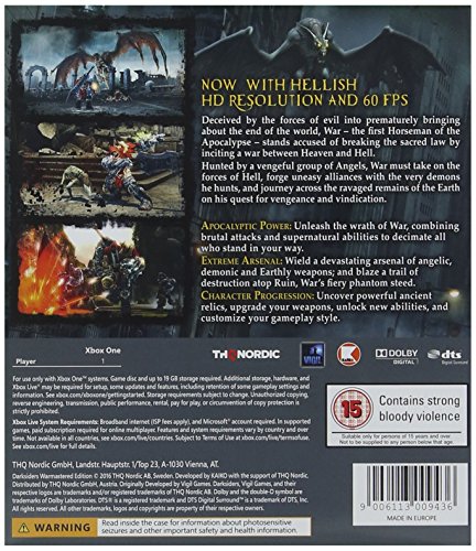 Darksiders: Warmastered Edition (Xbox One) (???)