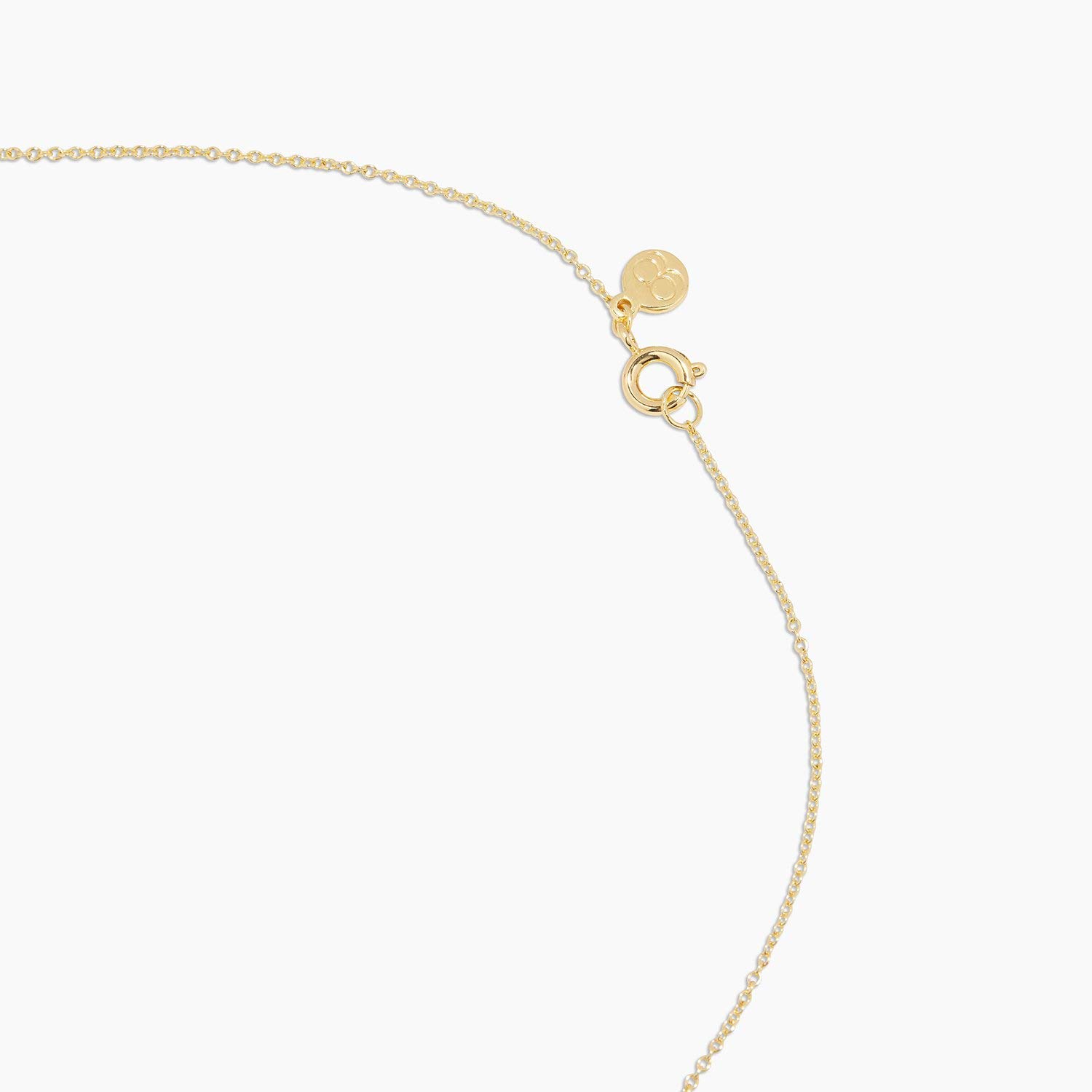 gorjana Women's Chloe Mini Strand Necklace w/Hammered Disc Charms, 18k Gold Plated