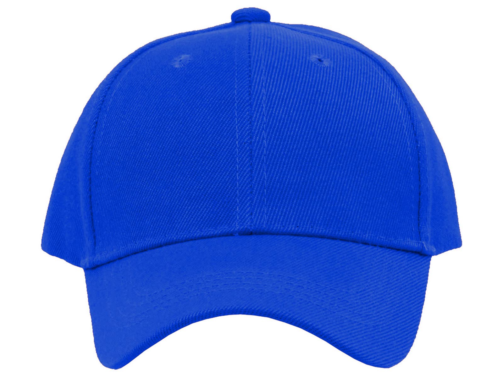 TopHeadwear Blank Kids Youth Baseball Adjustable Hook and Loop Closure Hat Royal Blue