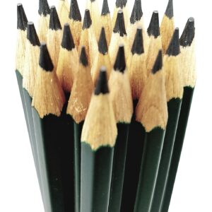 Faber-Castell Pencils, Castell 9000 Artist graphite pencils, 4B black lead Pencil for drawing, sketch, shading - box of 12