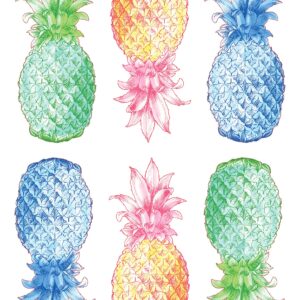 WallPops DWPK2171 Pop Pineapples Wall Art Kit, Multicolor