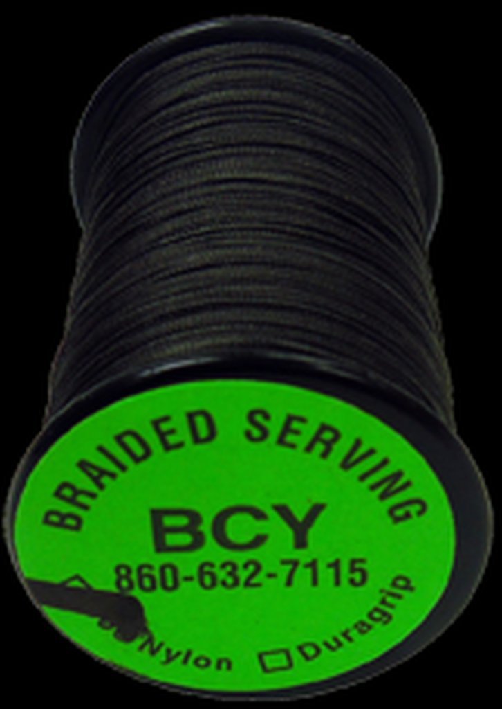 BCY 350 Nylon Braided Serving Black .015