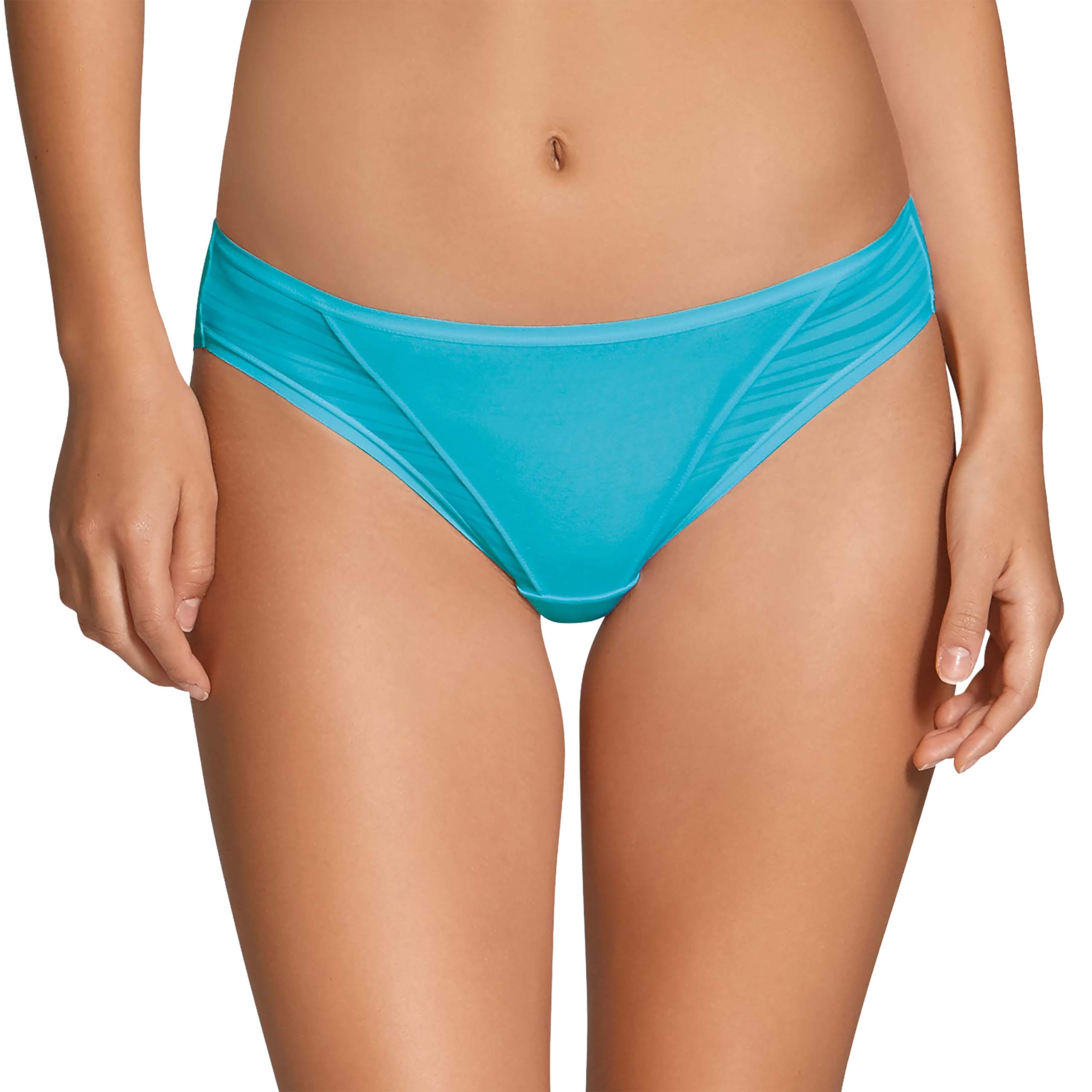 Fruit Of The Loom Womens Breathable Underwear, Moisture Wicking Keeps You Cool & Comfortable, Available Plus Size Bikini, Coolblend - Bikini - 4 Pack - Colors May Vary, 7 US