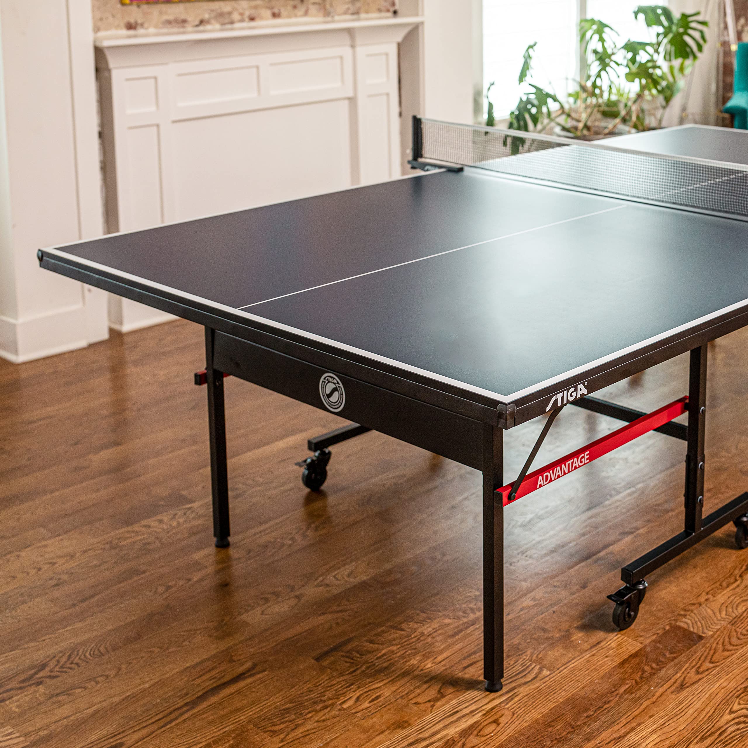 STIGA Advantage Series Ping Pong Tables - 13, 15, 19, and 25mm Tabletops - Quickplay 10 Minute Assembly - Playback Mode - Recreational to Tournament Level