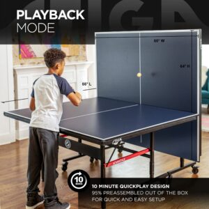 STIGA Advantage Series Ping Pong Tables - 13, 15, 19, and 25mm Tabletops - Quickplay 10 Minute Assembly - Playback Mode - Recreational to Tournament Level