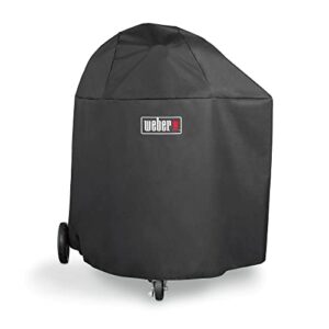 weber charcoal grill cover, black