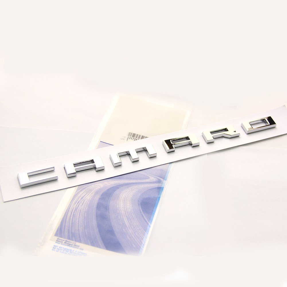 Yoaoo 2Pack OEM Letter Emblem 3D Badge Compatible with Zl1 1LE Rs Ss Zl1 Z28 Chrome