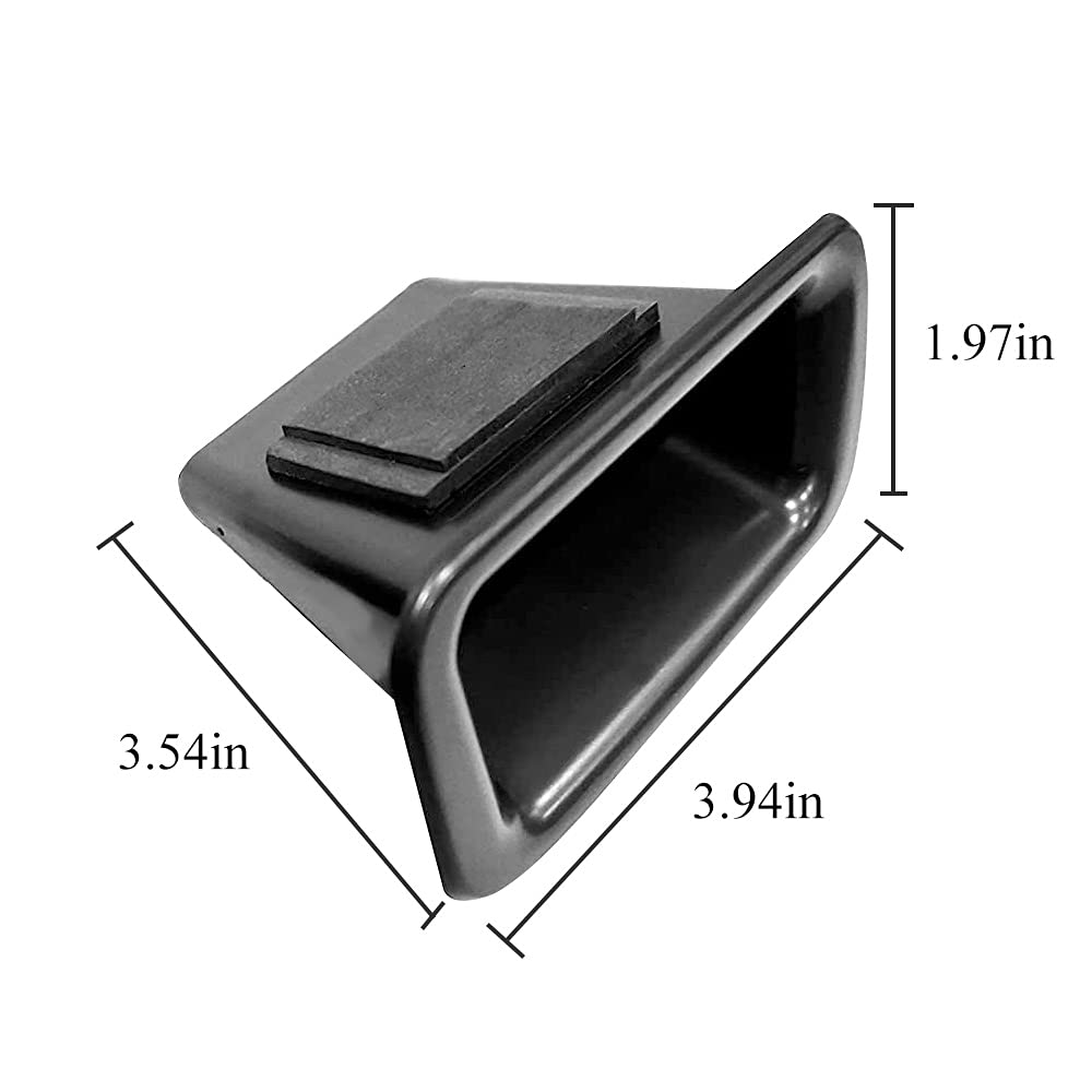 Vesul Front Row Door Organizer Compatible with Ford Explorer 2011 2012 2013 2014 2015 Armrest Storage Tray Phone Container Handle Pocket ABS Tray Insert Glove Pallet