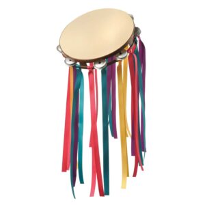 amscan festival tambourine, one size, multicolor