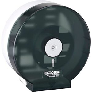 Global Industrial Plastic Jumbo Bathroom Tissue Dispenser, One 9" Roll