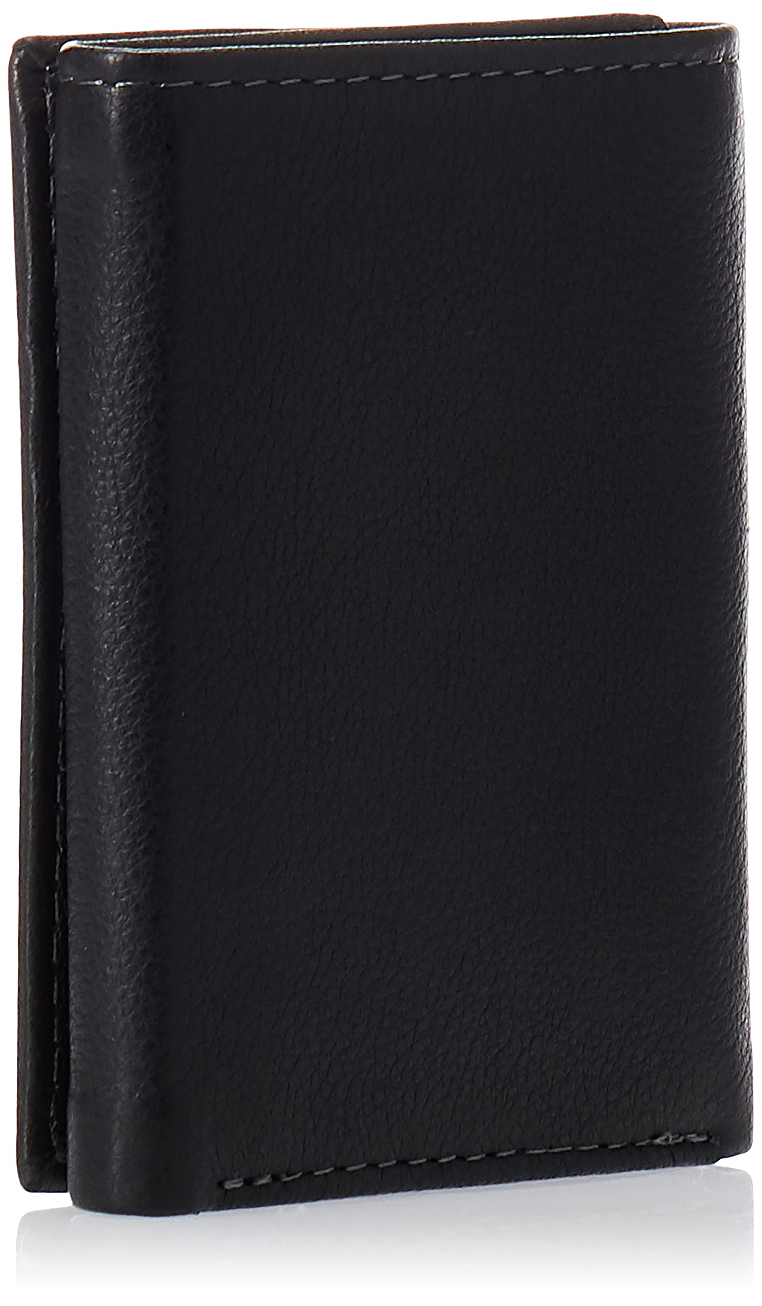 Timberland mens Exclusive Blix Fine Leather Trifold Wallet, Black, One Size US