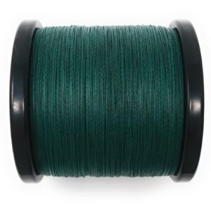 Reaction Tackle Braided Fishing Line Moss Green 10LB 150yd