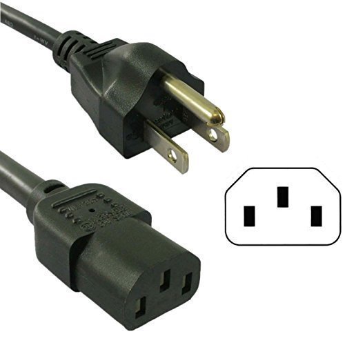 LiKe 6 ft 3 Prong AC Power Cable / Cord / Plug for PS4 and Xbox 360, One Adapter Brick