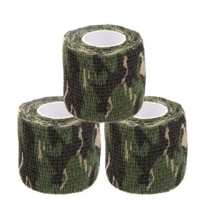 seadesky camouflage tape wrap 5cm x 4.5m camo form (pack of 3) (camouflage1)