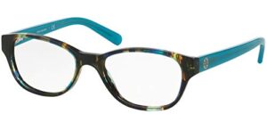 tory burch ty2031 eyeglass frames 3153-51 - blue brown tort/blue lark ty2031-3153-51